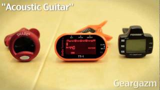 Video thumbnail for Sub $30 Clip-On Tuner Shootout: Snark SN-2 | GoGoTuners TT-1 | Fishman FT-1 | Planet Waves CT-10 by Geargazm