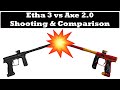 Etha 3 vs Empire Axe 2 0 Shooting and Overview | Punishers Compares Paintball Guns