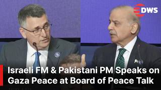 Download lagu Israeli FM & Pakistani PM Hard Statements on Gaza Peace at Historic Board of Peace Meeting | AC1E mp3