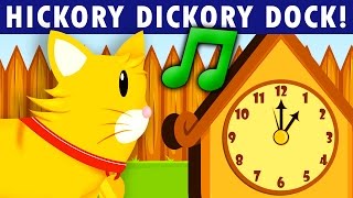 Hickory Dickory Dock Kids Songs Club Rhyme
