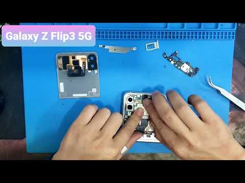 Samsung Z Flip 3 / Disassembly guide / Replace main SM-F711 / Remove the back of Z Flip