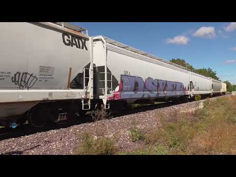 UP 1157 leads LSF54 South Braceville, IL