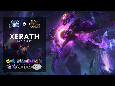 Xerath Bot vs Jhin - NA Grandmaster Patch 12.16