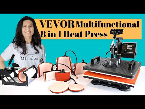 REVIEW Vevor 8 in 1 Heat Press: Unboxing, assembling and how to use Vevor Sublimation Heat Press