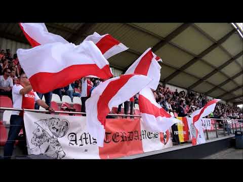 Sfeerimpressie Amsterdames tijdens Ajax Vr1 - Achilles `29 Vr1 (2-0)