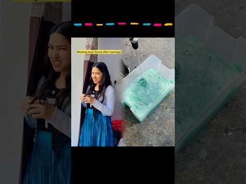 Meeting best friend after marriage 😂 #shorts #viral #explorepage #relatable