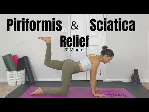 Yoga for Sciatica & Piriformis Relief / 20 Minute Yoga To Feel Good / Yoga With Paige