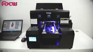 Focus inkjet SAPPHIRE JET X A4 size small uv flatbed printer with high configuration