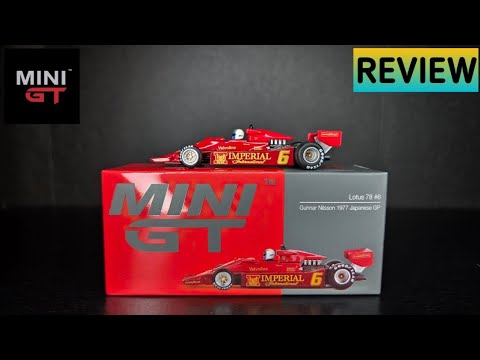 Feature Image thumbnail for the video blog Mini GT - Lotus 78 - 1977 Japanese GP - REVIEW by  booster_diecast