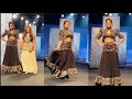 Rockstar Actress Nargis Fakhri Looking Beautiful While Ramp Walk At Lakme Fashion Week 2023 Day 3