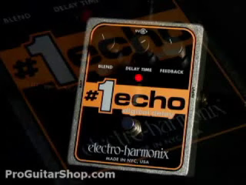 Electro-Harmonix #1 Echo Digital Delay - Black / Orange image 8