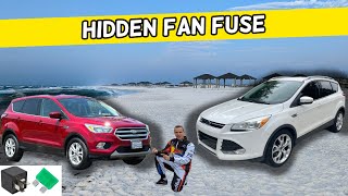 FORD ESCAPE FAN FUSE LOCATION 2013 2014 2015 2016 2017 2018 2019