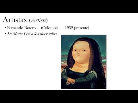 Español 3  -  Lección del vocabulario 4.1  -  El arte