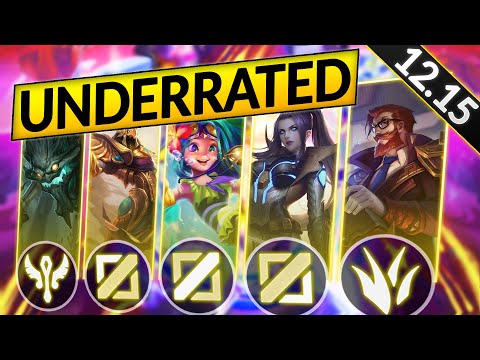 10 UNDERRATED Champions of ALL ROLES for PATCH 12.15 - LoL Tier List Guide