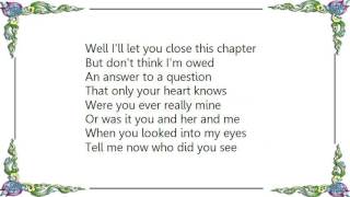 John Wiggins - Were You Ever Really Mine Lyrics