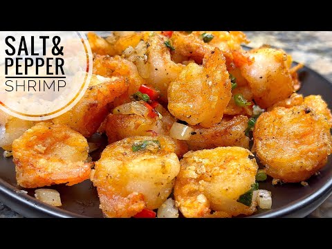 Crispy Salt & Pepper Shrimp | Easy Pan Fried Shrimp Recipe | Crispy, Salty, And Savory Shrimp Recipe