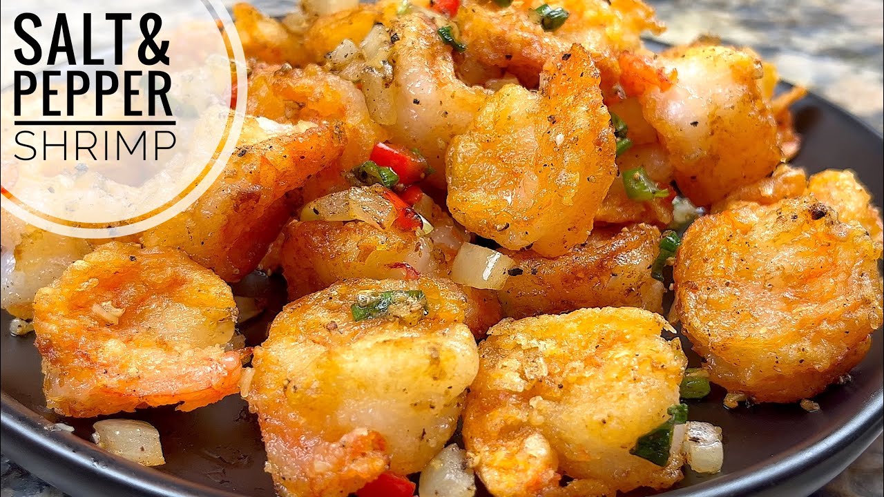 Crispy Salt & Pepper Shrimp | Easy Pan Fried Shrimp Recipe | Crispy, Salty, And Savory Shrimp Recipe