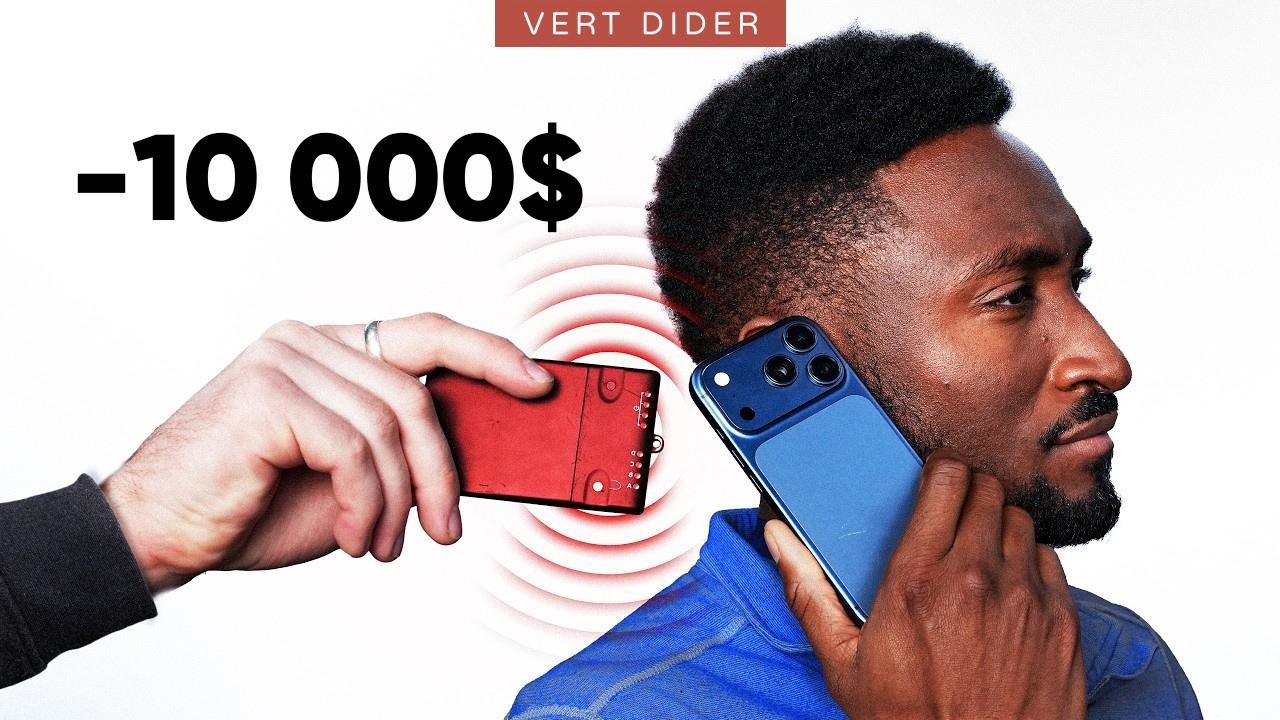 Шпионские технологии: #2. Мы украли $10 000 с iPhone [Veritasium]