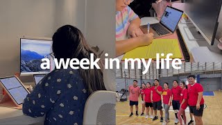 law school diaries ⚖️ a week in my life | studying, working from home, bonding with classmates