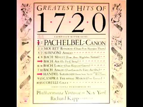 Greatest Hits of 1720 Full Album   Richard Kapp Conductor
