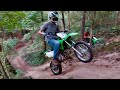 Racing Pitbikes On Hillclimb Track 2019 KLX 110L S