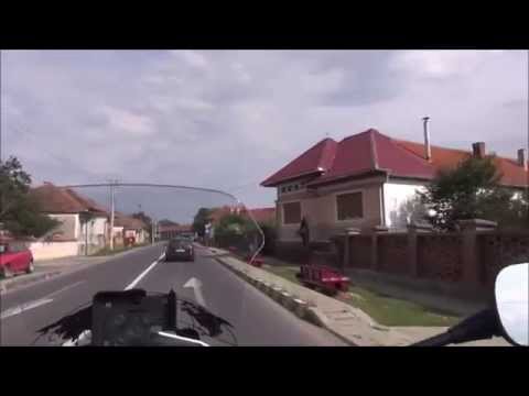From SEBES to BRASOV in ROMANIA on Motorcycle   Adventure Travel  ,Honda Crosstourer !