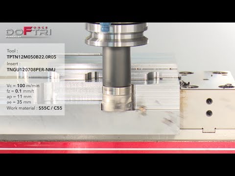 DoForce-Tri - Cost-effective shoulder milling cutter for high productivity