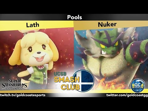 UCSB LAN - Lath (Isabelle) vs Nuker (Incineroar, Falcon) (Pools) - Smash Ultimate