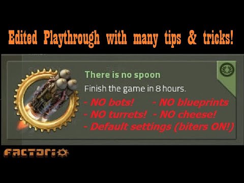 Factorio 1.0 "There is no Spoon" By Fair Means - Challenge map