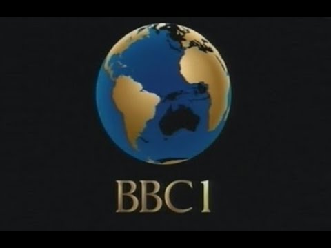 Last BBC1 closedown with blue/gold globe - 15/2/91