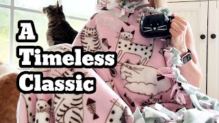 Make in a Day: Cozy Fleece No-Sew Blanket 💖