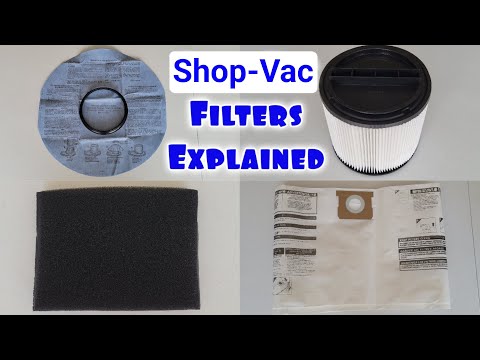 Shop-Vac Filters Explained Tutorial