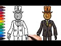 HOW TO DRAW CLOCKMAN | Skibidi Toilet Multiverse - Easy Step by Step Drawing