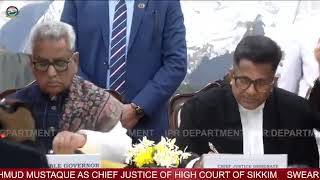 04.01.2026 : माननीय न्यायाधीश मुहम्मद मुस्ताक आयुमंतकथ ने सिक्किम उच्च न्यायालय के मुख्य न्यायाधीश के रूप में किया शपथ ग्रहण