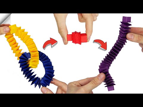 DIY crafts easy Paper toy antistress transformer