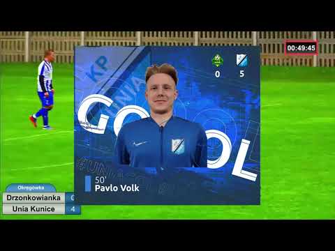 Skrót spotkania Drzonkowianka Racula 0:12 Unia Kunice 01.05.2021