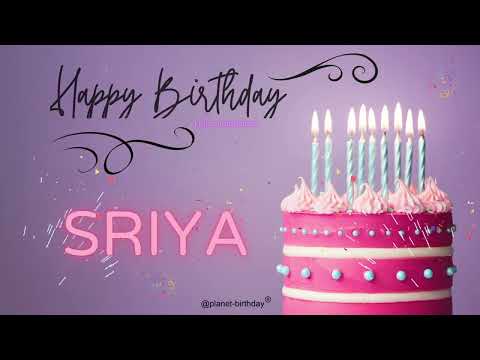 The Original Happy Birthday Song for Sriya