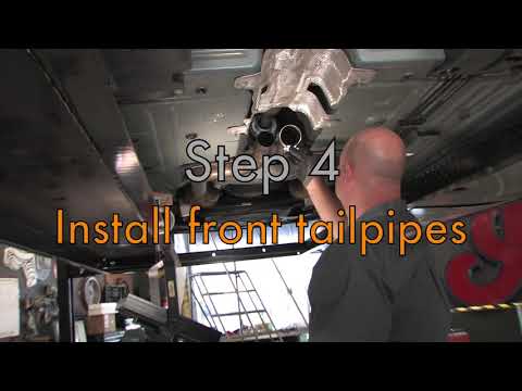 Challenger Flowmaster Exhaust Installation