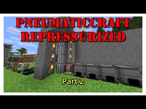 PneumaticCraft Repressurized Part 2  -Minecraft- Making Plastics