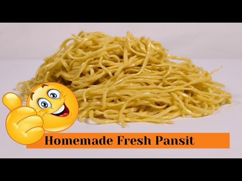 HOW TO MAKE FRESH PANCIT NOODLES/MIKI,LOMI | only 3 simple and easy recipe |Pinoy style fresh PANCIT