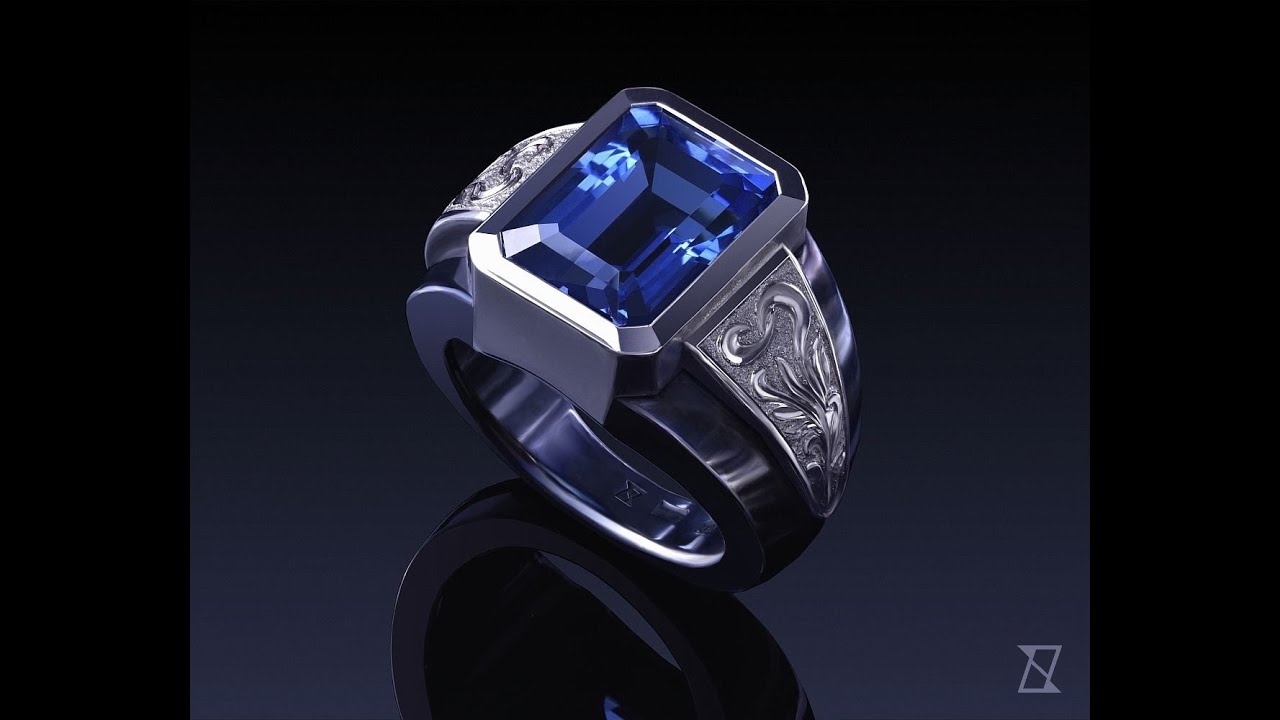 Sygnet z 15-karatowym Topazem