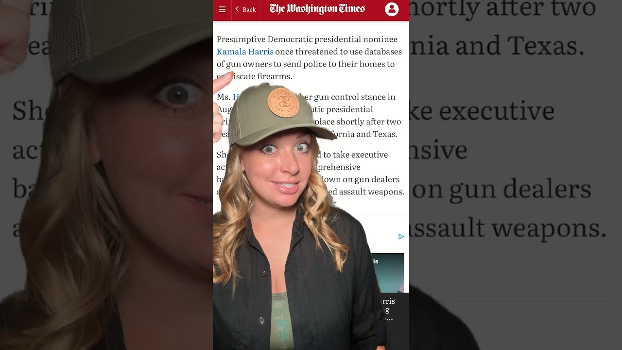 Kamala Harris Used “Lists” To Do WHAT?!? #2ndamendment #shortsvideo #shortsfeed #shorts