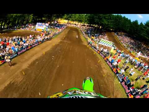 GoPro HD: Josh Grant Moto 1 Lap 2012 Lucas Oil Pro Motocross Championship Washougal