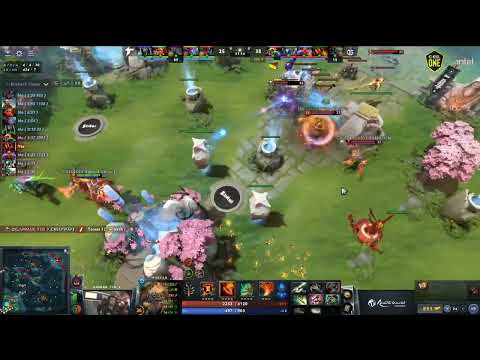 OG vs Thunder Predator Game 3 insane ending fight.. ESL Malaysia 2022, Dota2.