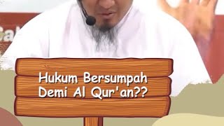 Download lagu Hukum Bersumpah Demi Al Qur'an - Ustadz Dzularnain M Sunusi | Abu Rayyan.TV mp3