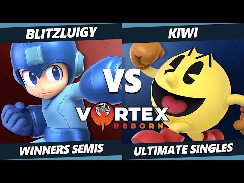 Vortex Legends 11 Winners Semis - BlitzLuigy (Mega Man) Vs. Kiwi (Pac-Man) SSBU Ultimate Tournament