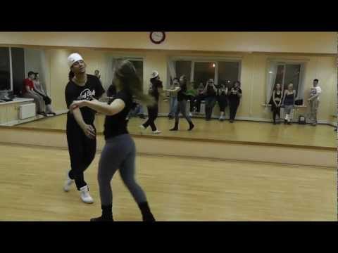 Zouk Class 05.04.12 at Brazuka Dance School - Wakko Oliviér & Маша Величкина