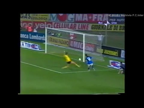 2003-04 (6^ - 18-10-2003) Brescia-INTER 2-2 [R.Baggio,A.Caracciolo,Cruz,Vieri(R)] 90°Minuto Rai1