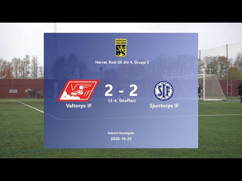 201025 Valtorps IF - Sjuntorps IF, Höjdpunkter