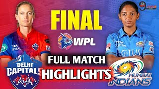 MI vs DC FINAL FULL MATCH HIGHLIGHTS | MUMBAI vs DELHI WOMEN FINAL HIGHLIGHTS 2023